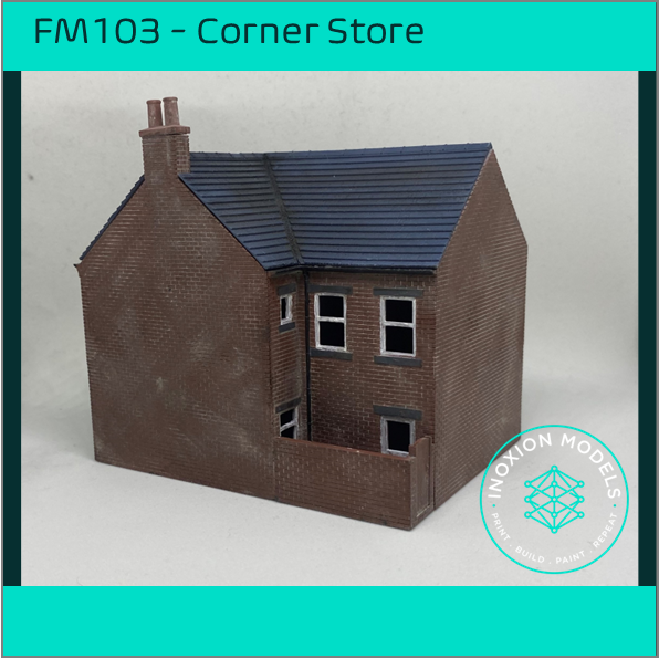 FM103 – Corner Store HO Scale