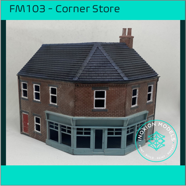 FM103 – Corner Store HO Scale