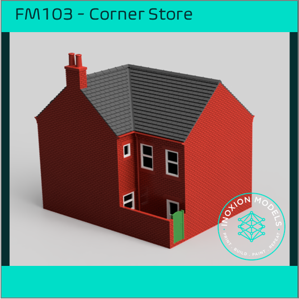 FM103 – Corner Store HO Scale