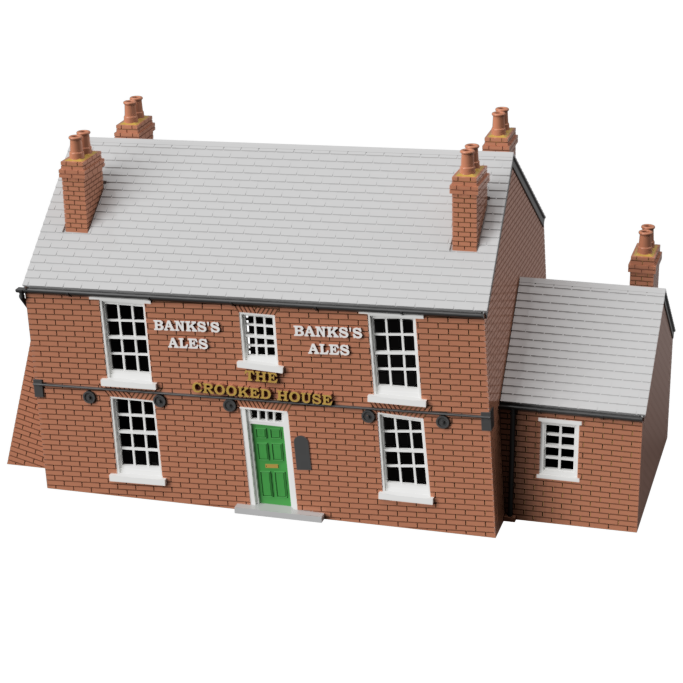 FM104 – The Crooked House Pub HO Scale