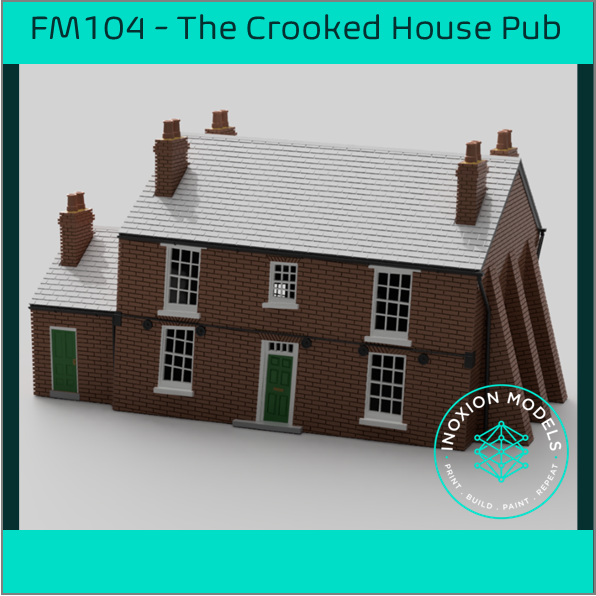 FM104 – The Crooked House Pub OO/HO Scale