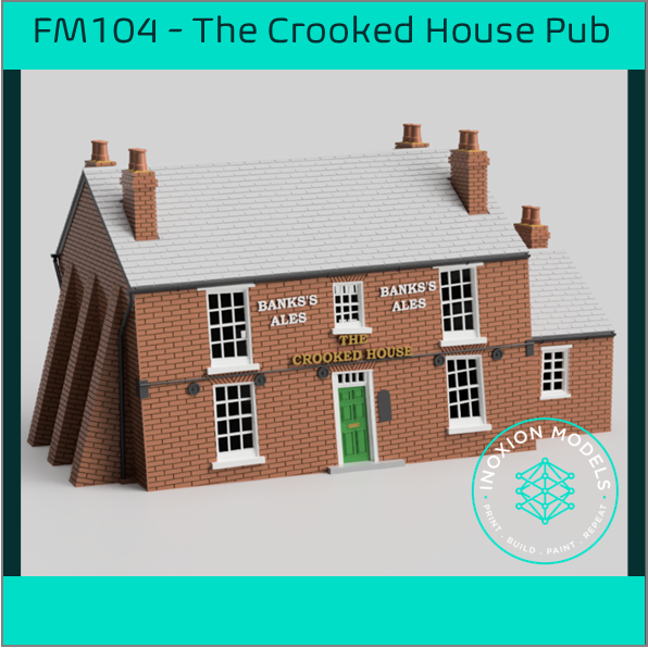 FM104 – The Crooked House Pub OO/HO Scale