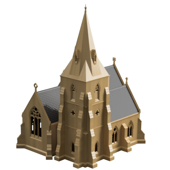 GM302 – Church 3mm - 1:100 Scale