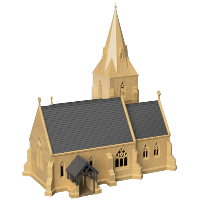 GM302 – Church 3mm - 1:100 Scale