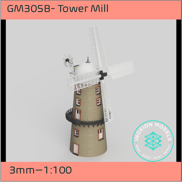 GM305A – Tower Windmill 3mm - 1:100 Scale