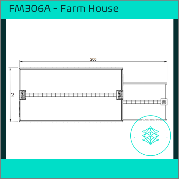 FM306A – Farm House HO Scale