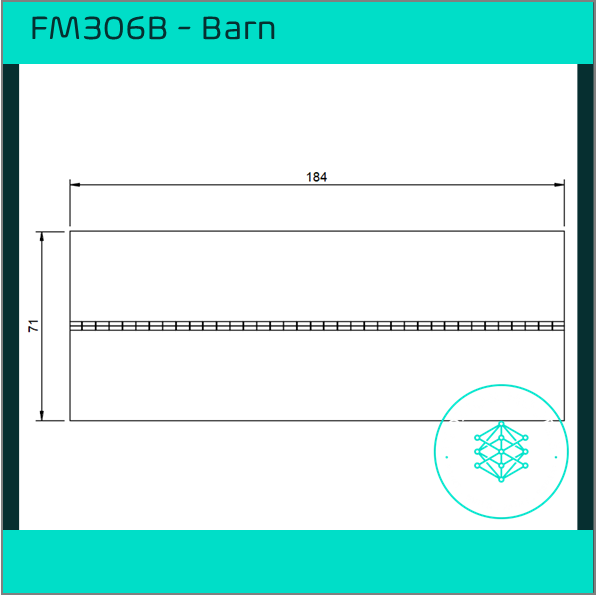 FM306B – Barn HO Scale