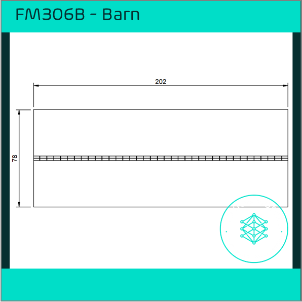 FM306B – Barn OO Scale