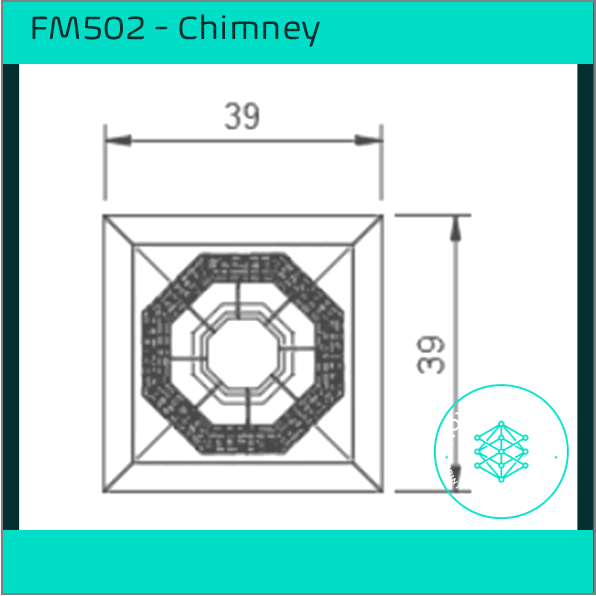 FM502 – Chimney/Smoke Stack HO Scale