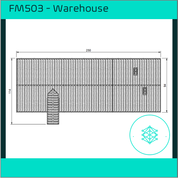 FM503 – Canal Warehouse HO Scale