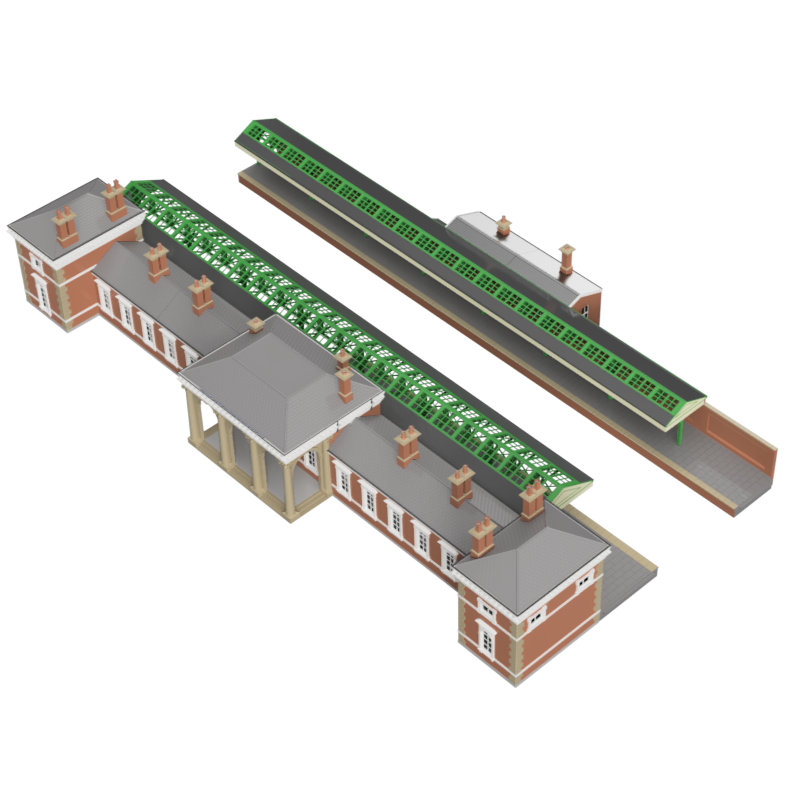 GM800A – Station Building TT120 Scale