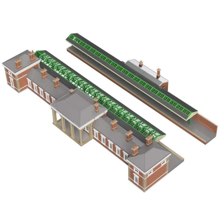 GM800A – Station Building TT120 Scale