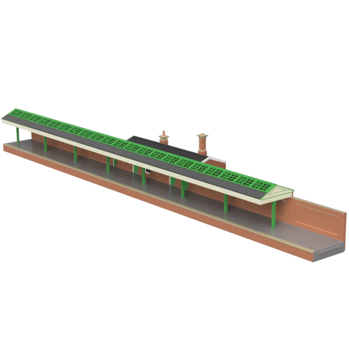 FM800C – Station Building Platform 2 HO Scale