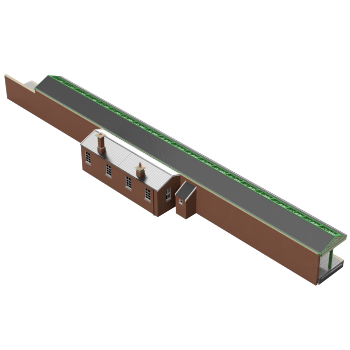 FM800C – Station Building Platform 2 HO Scale