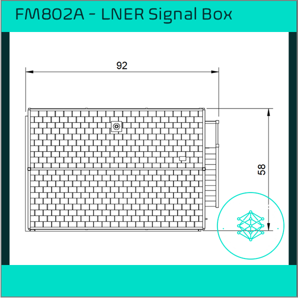 FM802A – LNER Signal Box HO Scale