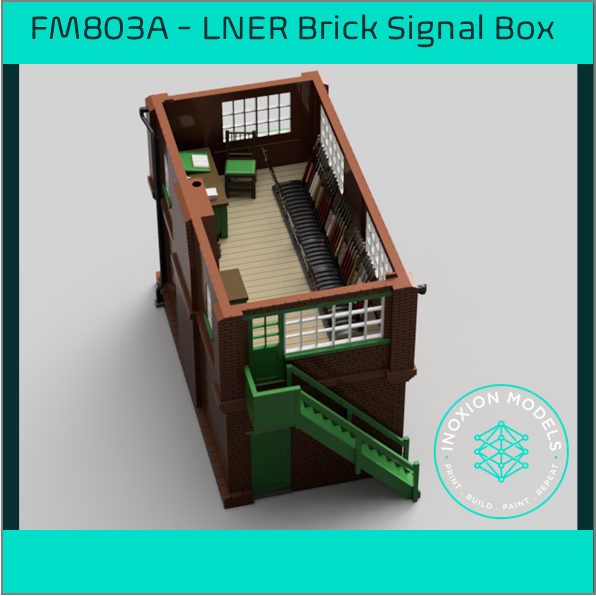 FM803A – LNER Brick Signal Box HO Scale