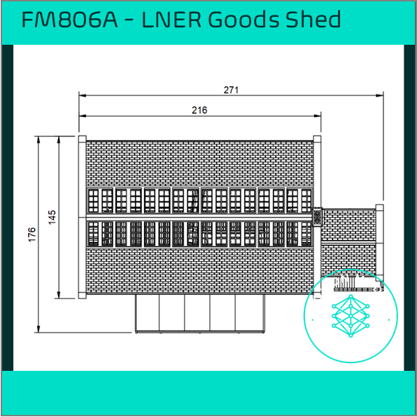 FM806A – LNER Goods Shed HO Scale