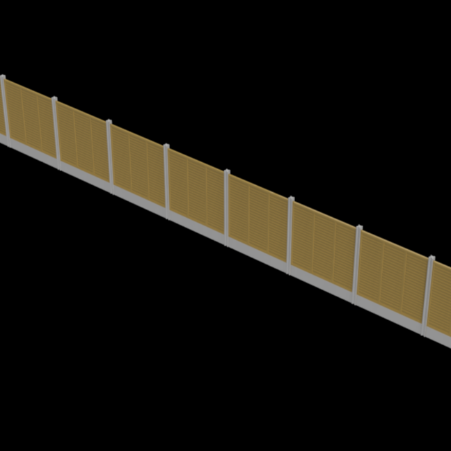 DO002A – 6ft Garden Fence O Scale