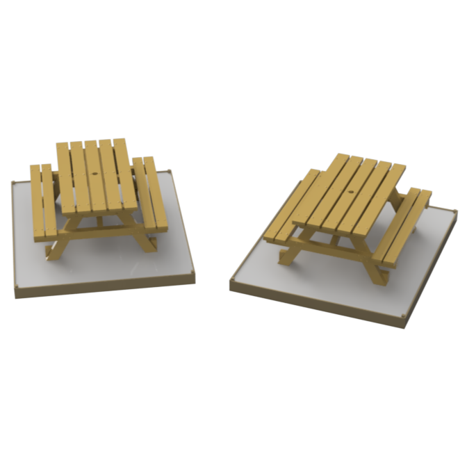 FO104A – Picnic Benches OO/HO Scale