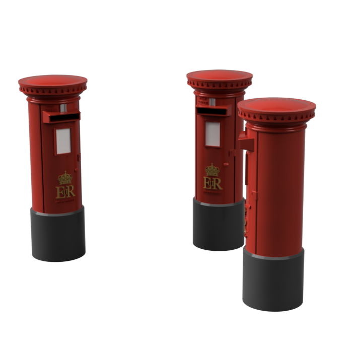 GO105A – Post Boxes TT Scale