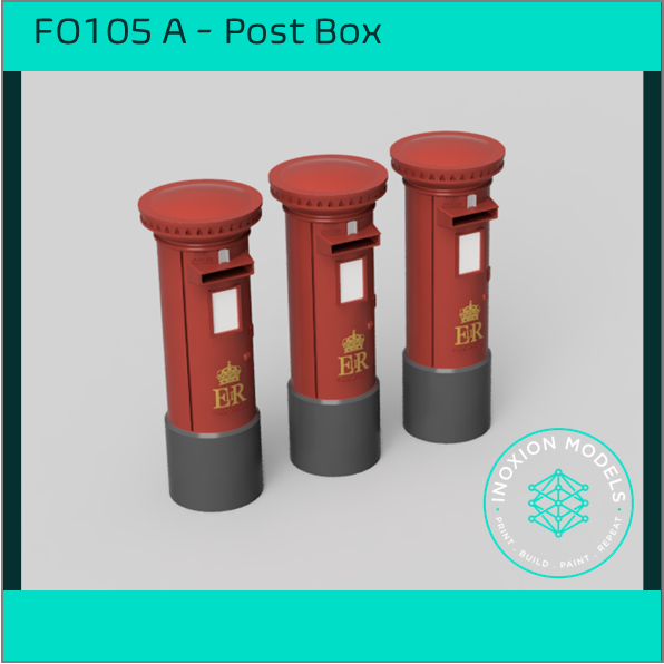 FO105A – Post Boxes 1:50 Scale