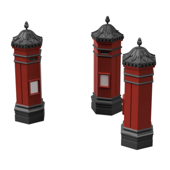 FO105B – Victorian Post Box OO Scale