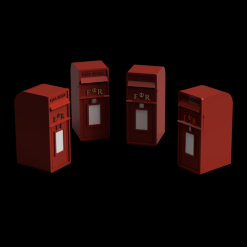 FO105C – Small Post Box OO Scale