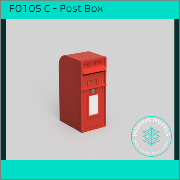 FO105C – Small Post Box OO Scale