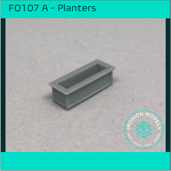 FO107A – Urban Planters OO/HO Scale