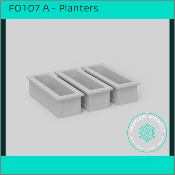 FO107A – Urban Planters OO/HO Scale