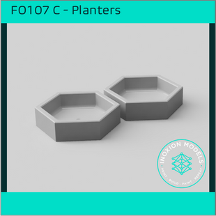 FO107C – Urban Planters OO/HO Scale