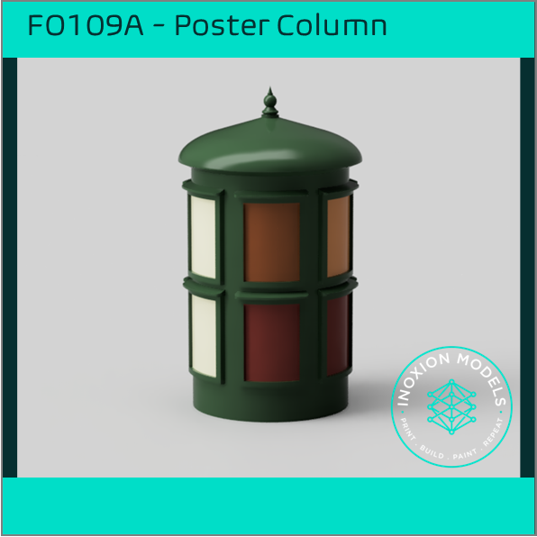 FO109A – Poster Columns OO/HO Scale