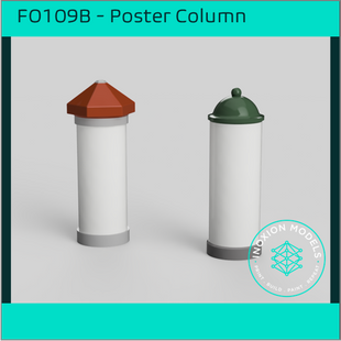 FO109B – Poster Columns OO/HO Scale