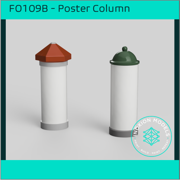 FO109B – Poster Columns OO/HO Scale