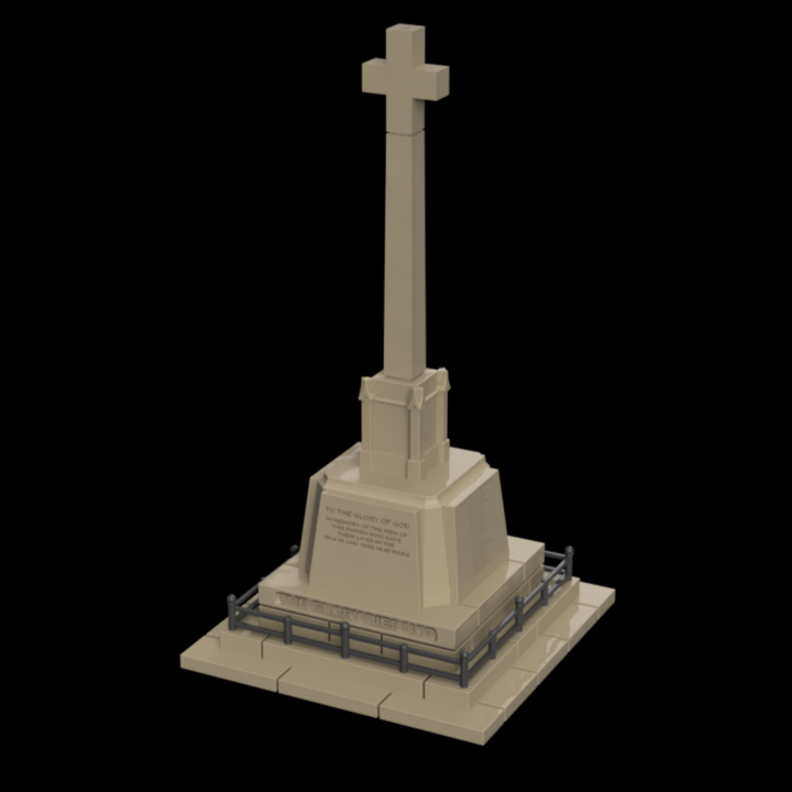 GO118A – War Memorial 3mm - 1:100 Scale