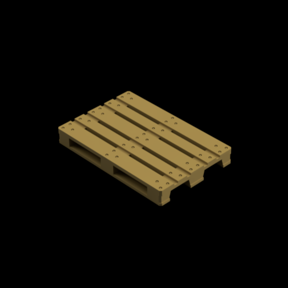 GO200A – Euro Pallets 3mm - 1:100 Scale