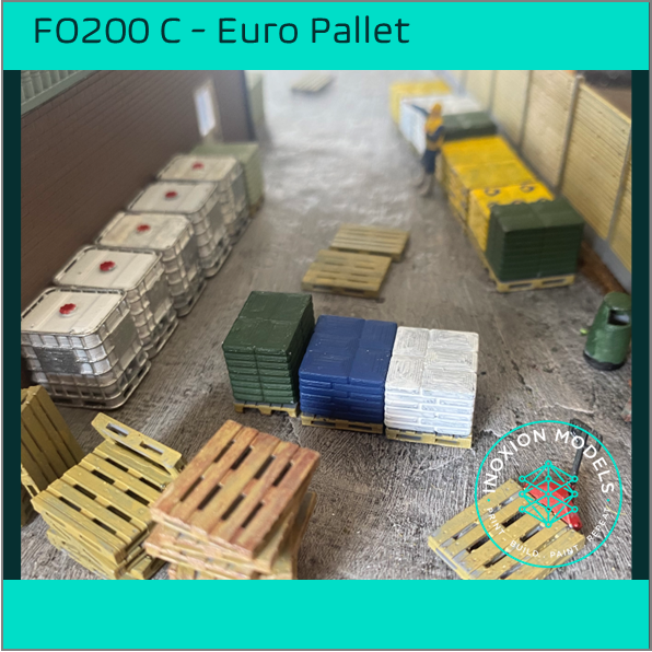 FO200C – Euro Pallets OO/HO Scale