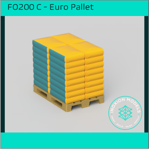 FO200C – Euro Pallets OO/HO Scale