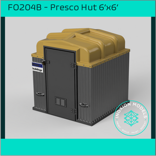 FO204B – Presco Hut 6'x6' OO/HO Scale