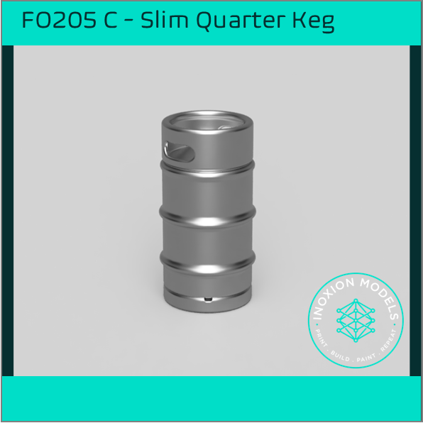 FO205C – Slim Quarter Keg OO/HO Scale