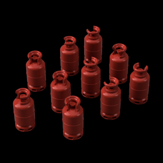 FO205D – Gas Bottles OO/HO Scale