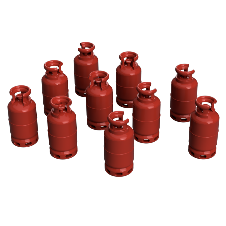 FO205D – Gas Bottles OO/HO Scale