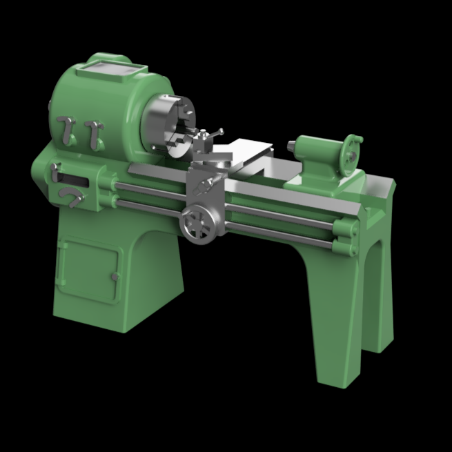 FO206A – Lathe OO/HO Scale