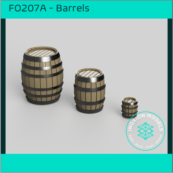 FO207A – Barrels HO Scale