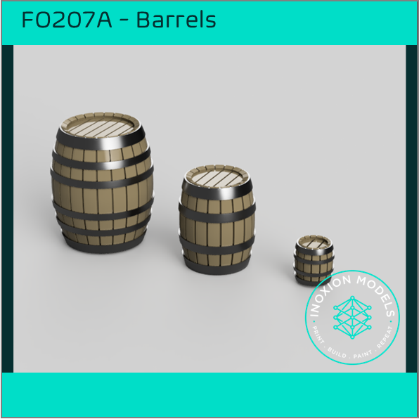 FO207A – Barrels OO/HO Scale