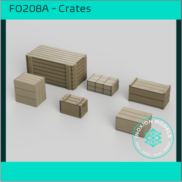 FO208A – Crates HO Scale