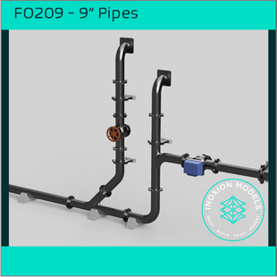 FO209A – 9" Pipes OO/HO Scale