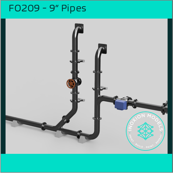 FO209A – 9" Pipes OO/HO Scale
