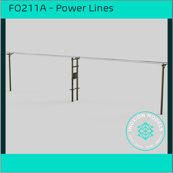 FO211A – Power Poles OO/HO Scale