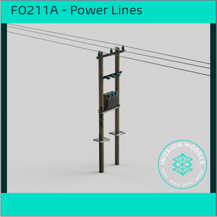 FO211A – Power Poles OO/HO Scale